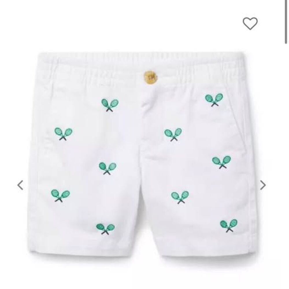 Janie and Jack Embroidered Shorts Toddler Boy 2T